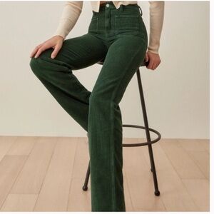 Reformation Alyssa High Rise Corduroy Pants sz 31